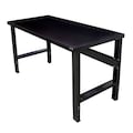 Borroughs Leveling Feet Adjustable Height Workbench, Steel, 60" W, 36" Height, 2000 lb., Straight WB102-F604
